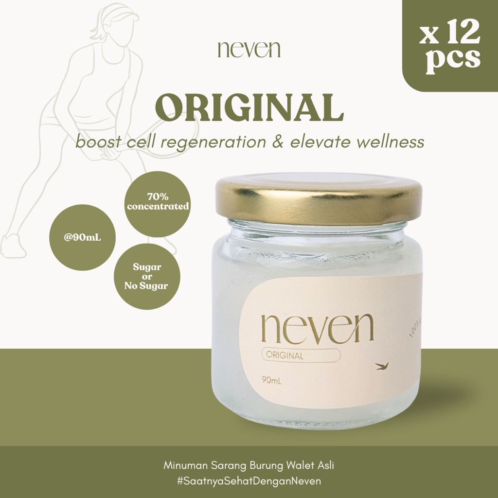 

Neven Minuman Sarang Walet 90mL x 12pcs - ORIGINAL - 100% Asli & Natural