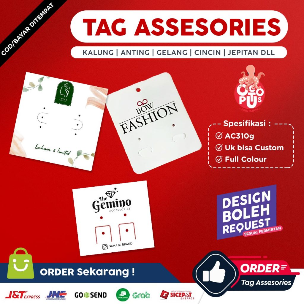 

Tag Assesories | Label aksesoris | Hang tag aksesoris