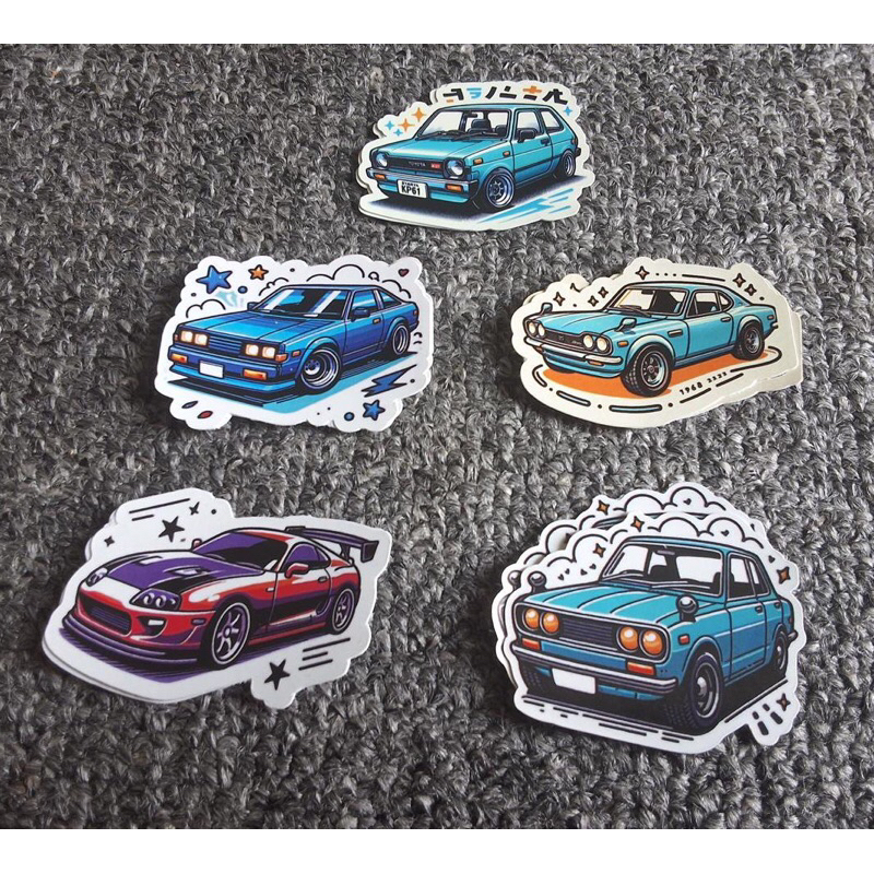 

Stiker Mobil Legendaris - Japan Set 01