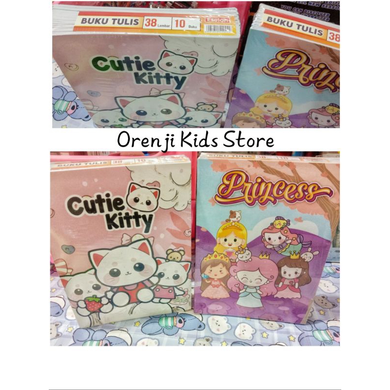 

Buku Tulis 38lembar. Skola, Dodo, Eselon 1Pak isi 10pcs