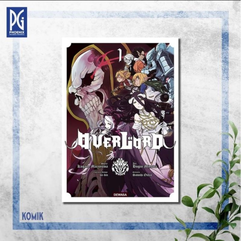 Komik Jepang Overlord Vol 1 - Kugane Maruyana - Gramedia Original