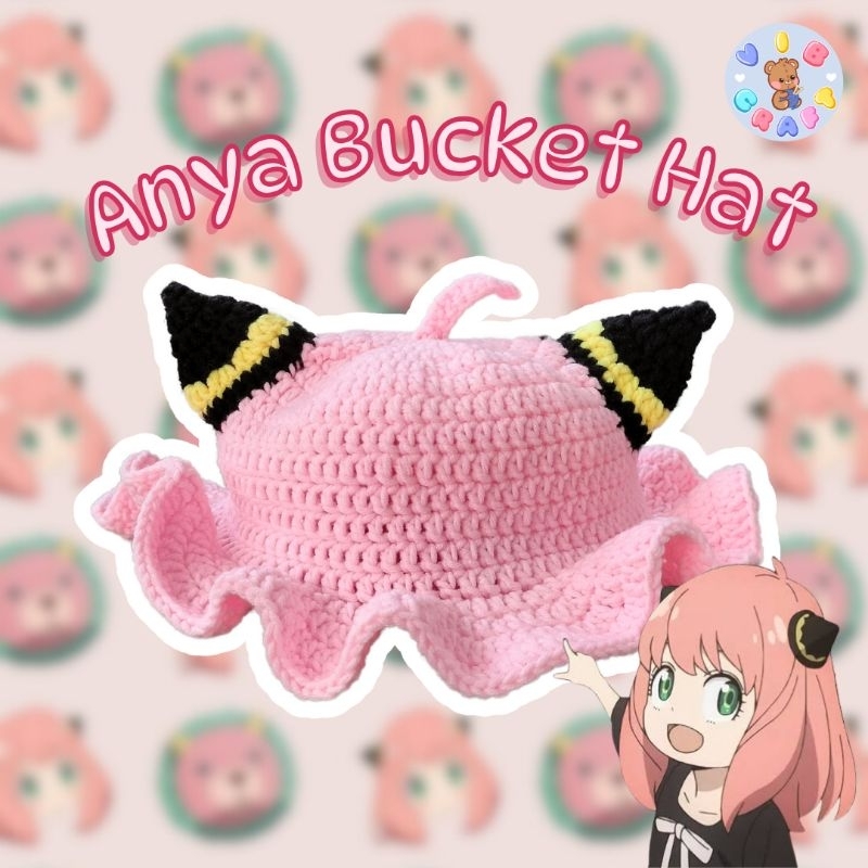 ANYA BUCKET HAT | Topi Bucket Hat | Topi Rajut