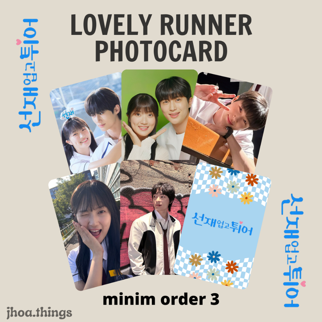 [UNOFFICIAL] PHOTOCARD KDRAMA LOVELY RUNNER SUNJAE IM SOL WOOSEOK HYEYOON KOREA ACTOR KEYCHAIN BAGCH