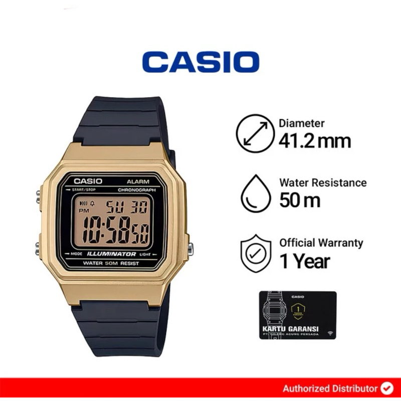 Jam Tangan Pria Casio W-217HM-9AVDF / W-217HM-9A Original