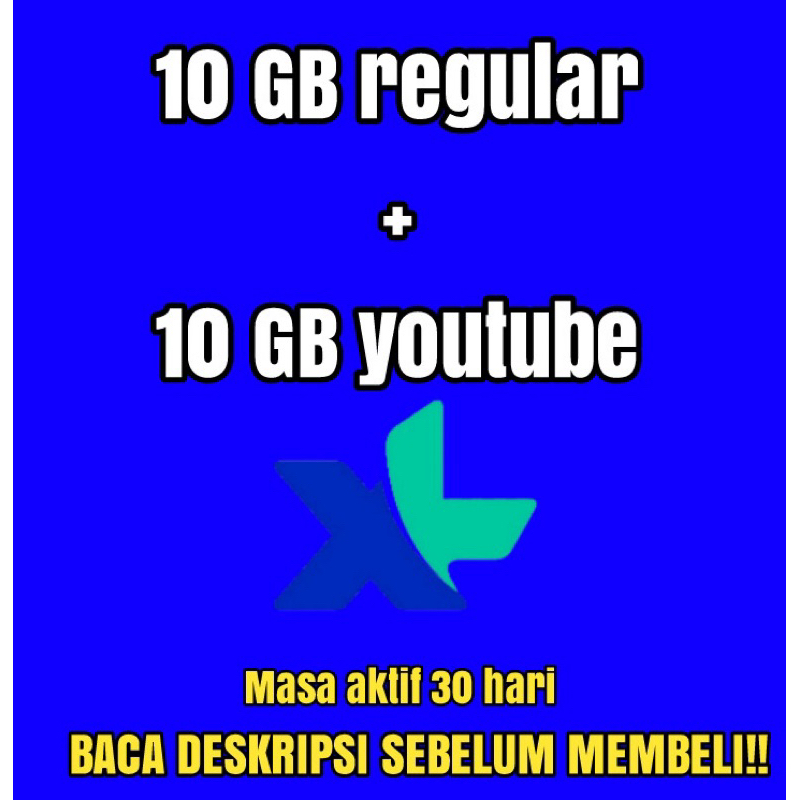 PROMO KUOTA REGULAR XL TERMURAH.