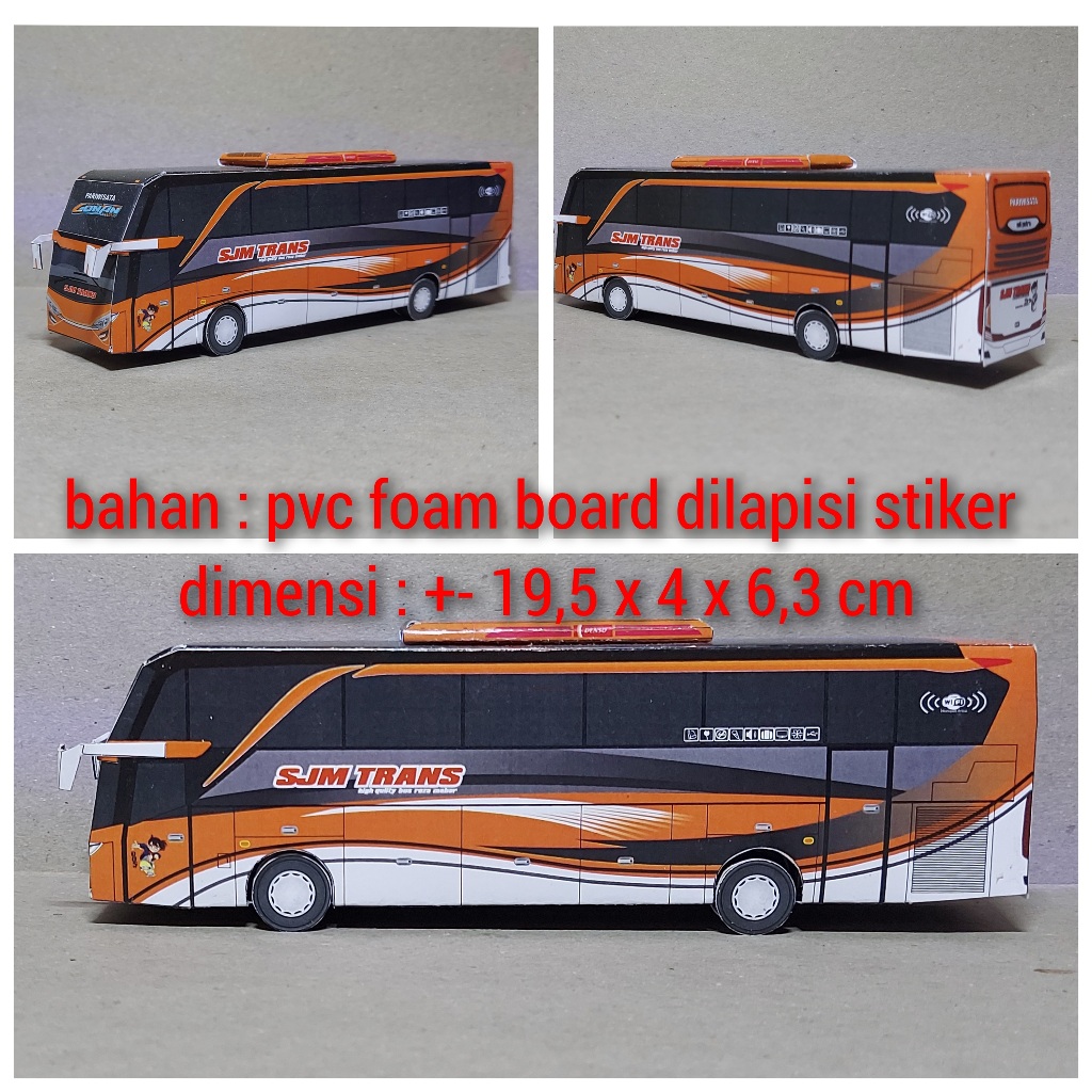 Miniatur Bus SJM Trans Conan