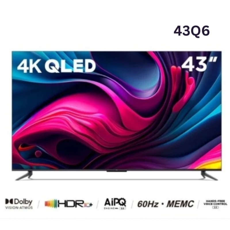 TCL 43Q6 inch QLED Google TV