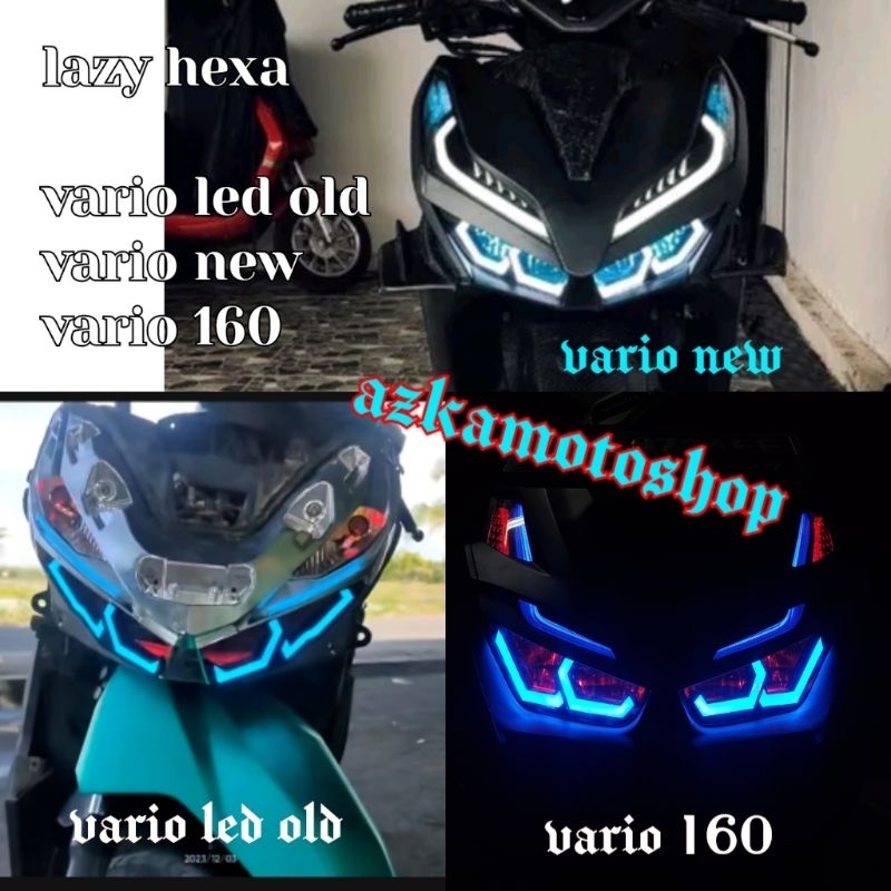 lazy hexa vario led old,vario new dan vario 160 hexa frame vario led old 125 150 vario new 125 dan 1