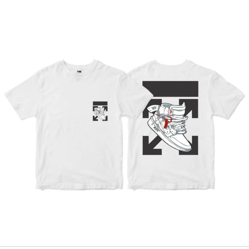 BAJU KAOS DISTRO ANAK LAKI-LAKI NIKE AIRMAX WHITE