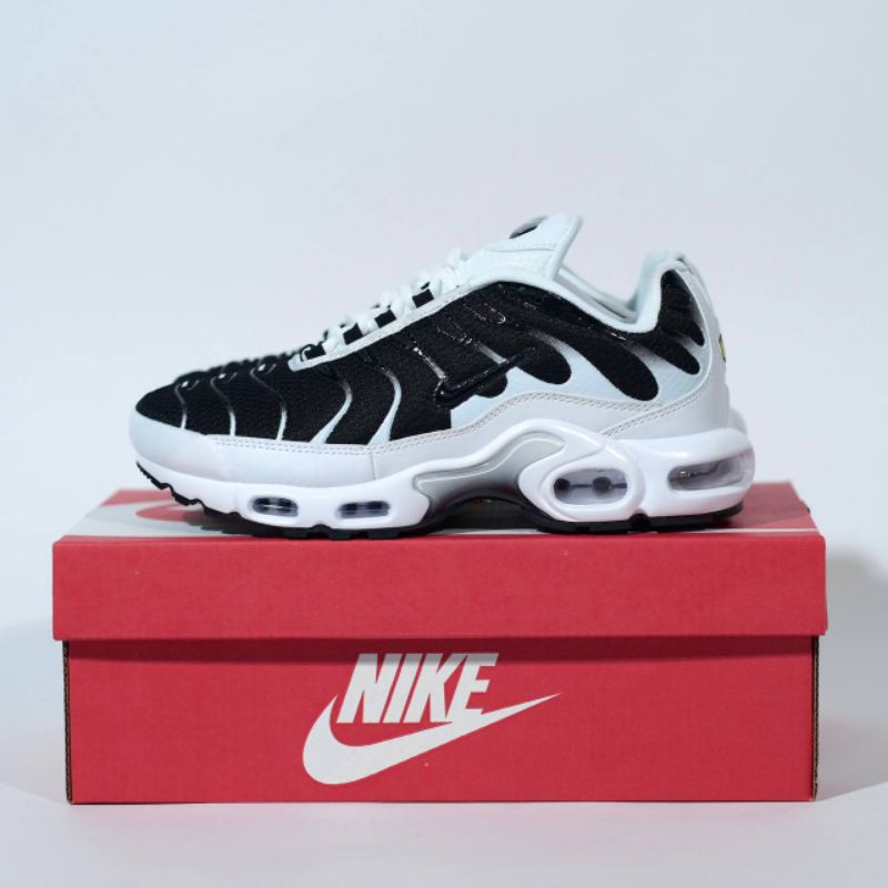 Nike Air Max Plus Tn White Black Authentic 100% - Sepatu Nike Air Max Original