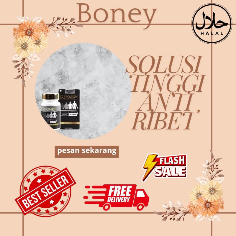 Dr O - Boney/Kapsul Peninggi Herbal/Bantu Naik 5-15 Cm