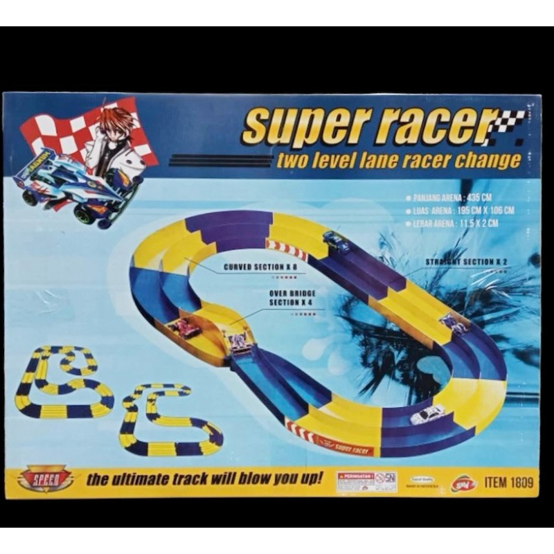 TREK TAMIYA SIRKUIT /ARENA MAINAN TAMIYA 2 JALUR WARNA