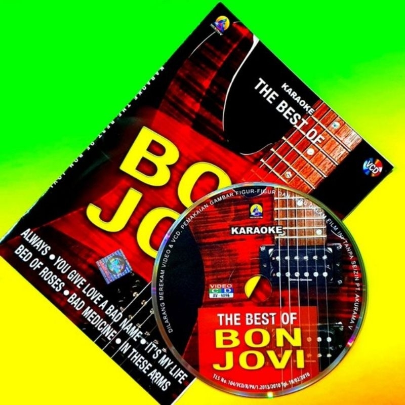 KASET VCD LAGU BONJOVI-VCD KARAOKE POP BARAT LOVE SONG-KASET DVD LAGU BARAT-KASET DVD LAGU SLOW ROCK