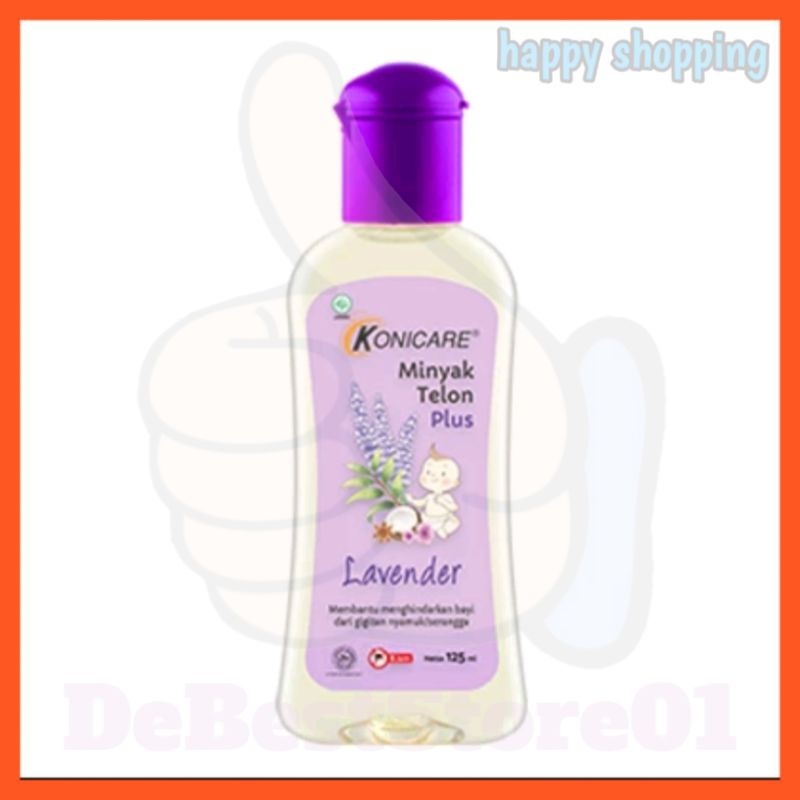 Baby Oil Konicare Minyak Telon Konicare Plus Lavender 125 ml