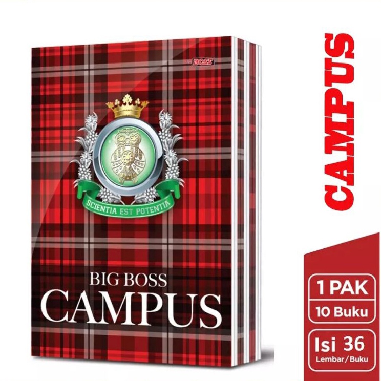 

Ready Terbatas Buku tulis Campus BIG BOSS 36 lembar 1pak1buku