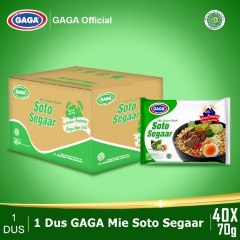 

Gaga Mie Kuah Soto Segaar 70g. (1 DUS)