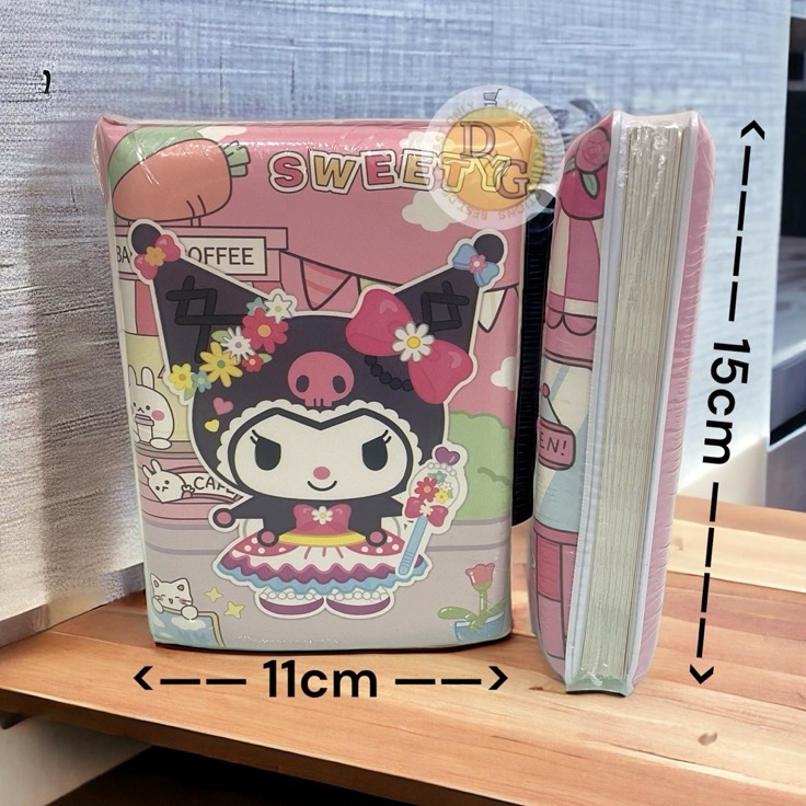 

Garansi Belanja BUKU DIARY SQUISHY SANRIO KUROMI MELODY KECIL NOTES BOOK CATATAN LUCU
