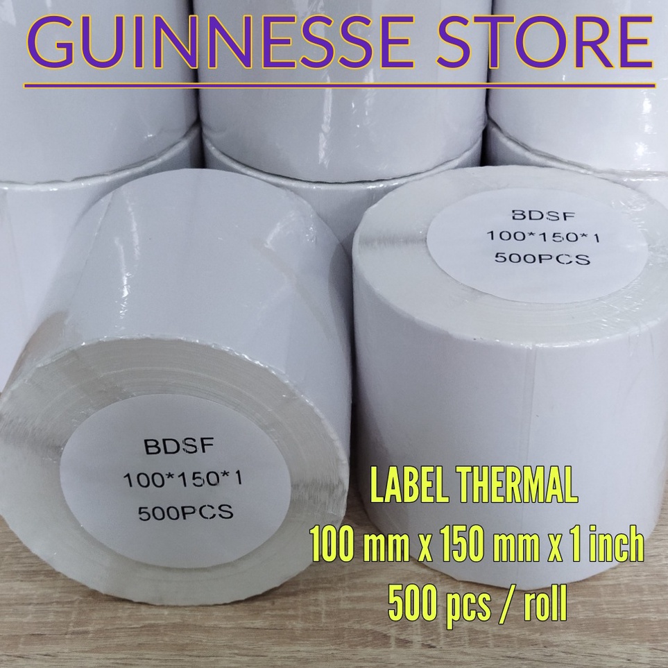 

Diskon Tambahan Label Thermal Sticker Thermal Stiker Thermal Kertas Thernal 1 x 15 x 1 isi 5 pcs per roll