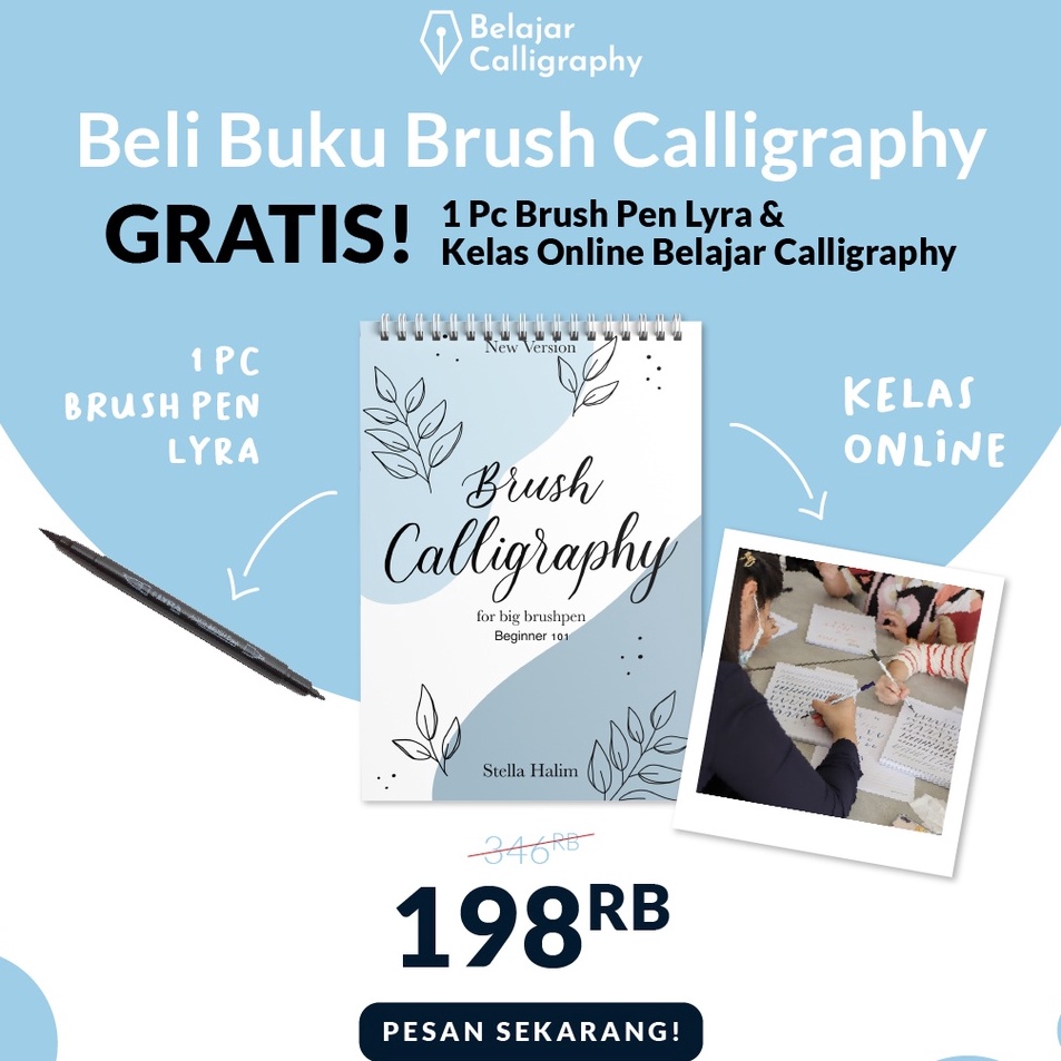 

Best Product Kelas dan Buku Belajar Calligraphy Brush Calligraphy 11