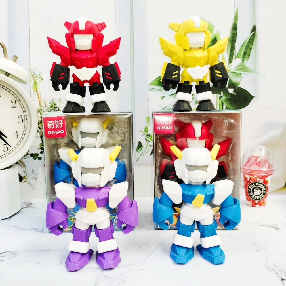 

KODE R89A Penghapus Lucu bentuk Robot ukuran Besar Ada 4 Warna Kualitas Terbaik Eraser Cute bentuk Robot Kartun Imut Cute Favorit Anak Stationary Fancy Kekinian bisa Grosir dan COD