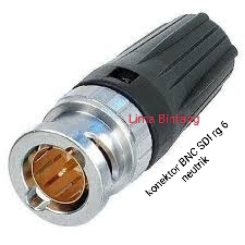 konektor BNC RG 6 neutrik original crimping