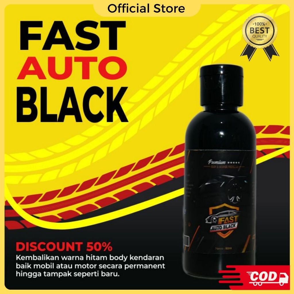 Penghitam Body Motor / Mobil Permanen Fast Auto Black