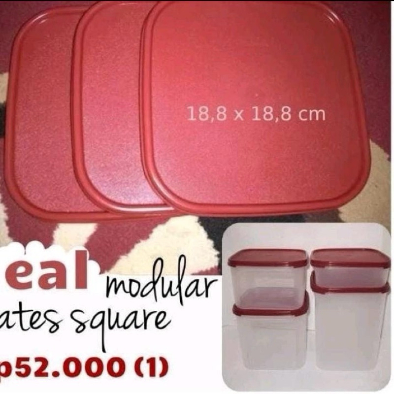 Seal mm Square Tupperware