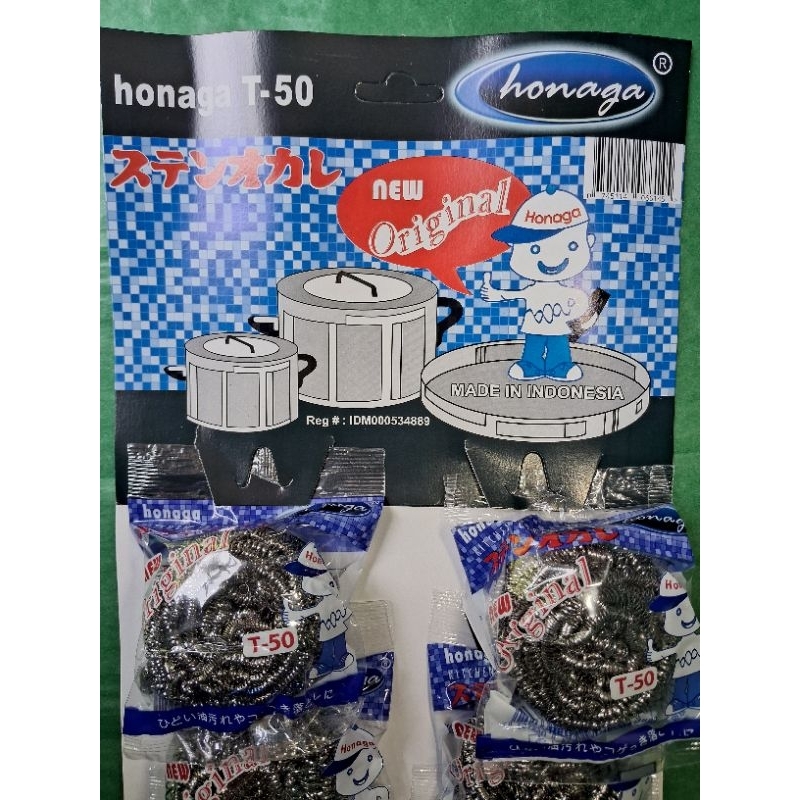 gosok panci/kawat stainles/honaga T50