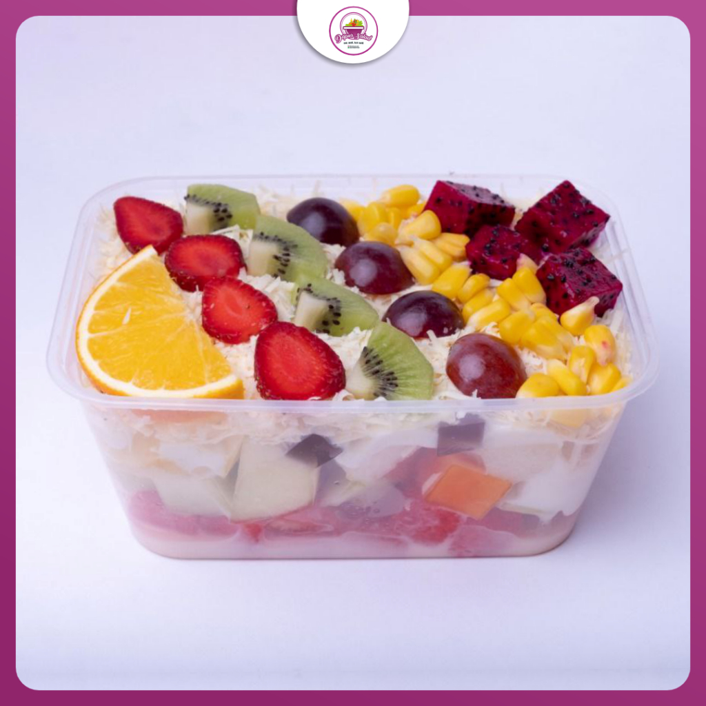 

Salad Buah Premium Enak Creamy Segar Homemade Ukuran 200ml 400ml 650ml 1000ml 3000ml