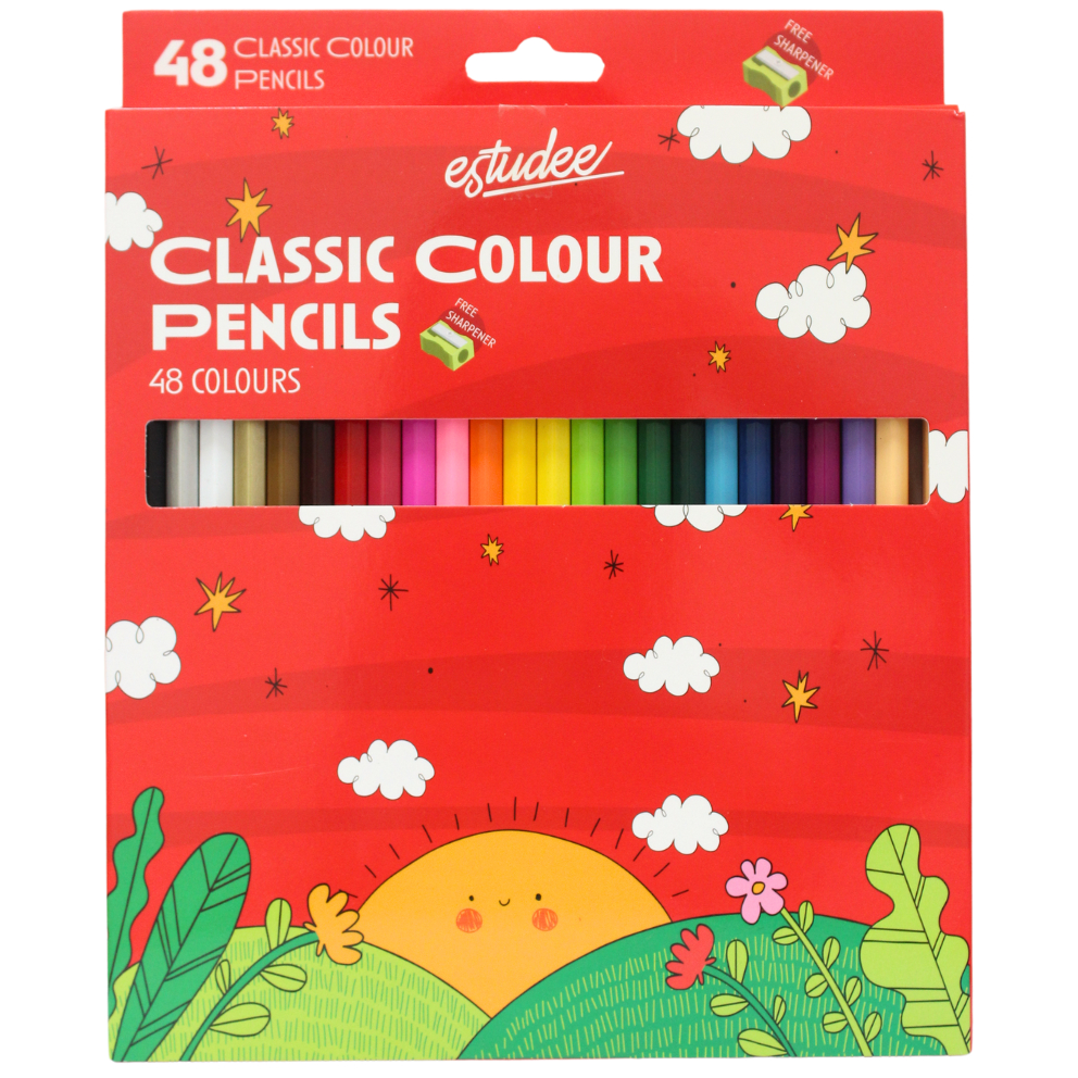 

Gramedia Cirebo - ESTUDEE CLASSIC COLOR PENCIL 48 ES-PCL48