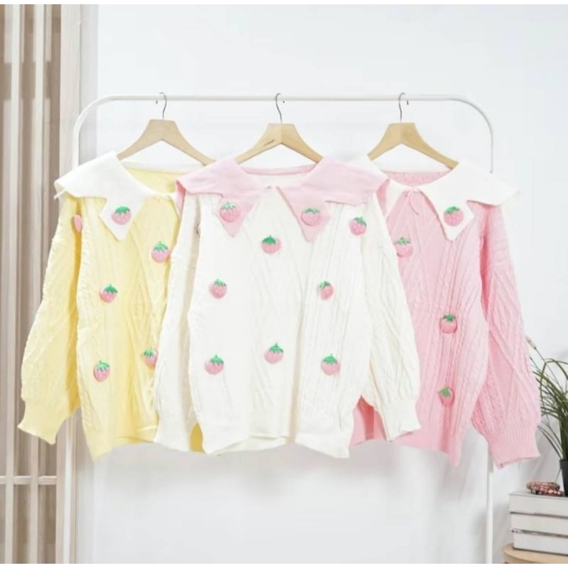 CDCModels Mivida Sweater rajut atasan wanita (Baca deskripsi)