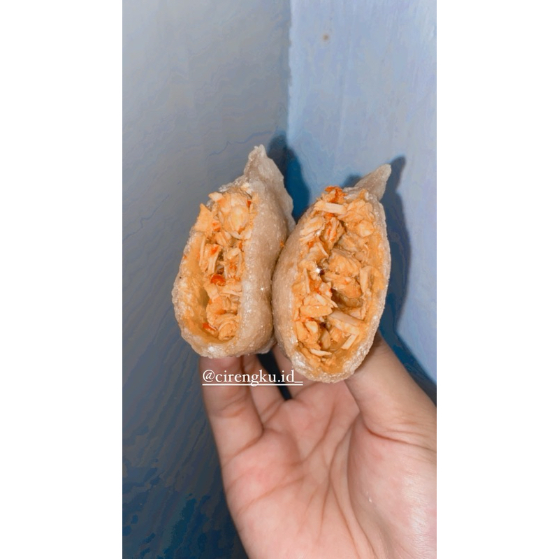 

CIRENG JUMBO ISI AYAM SUWIR PEDAS