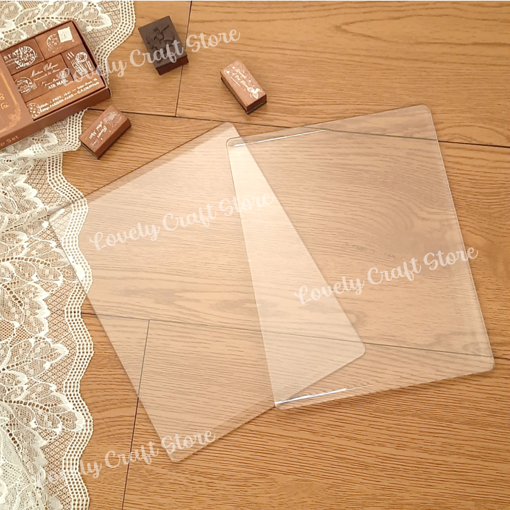 

LovelyCraft Replacement Cutting Pad / Mat untuk Kamei / Sizzix Cutting Embossing Machine Acrylic Pad
