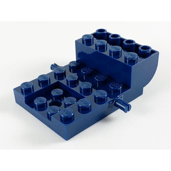 Lego Dark Blue Part 24055 Vehicle, Base 4 x 6 x 1 2/3 Curved