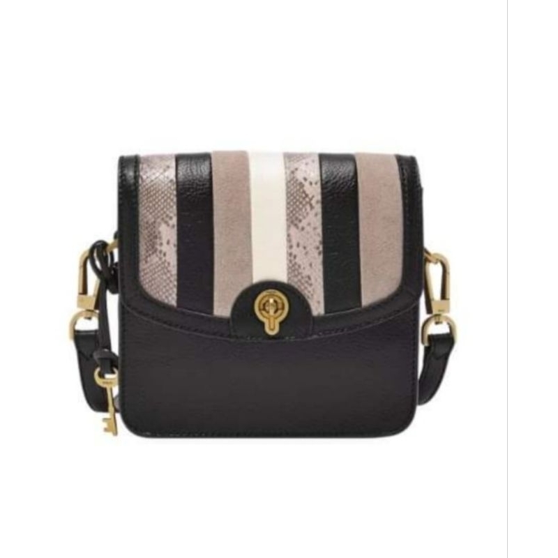 Ainsley Small Crossbody Stripe Chevron