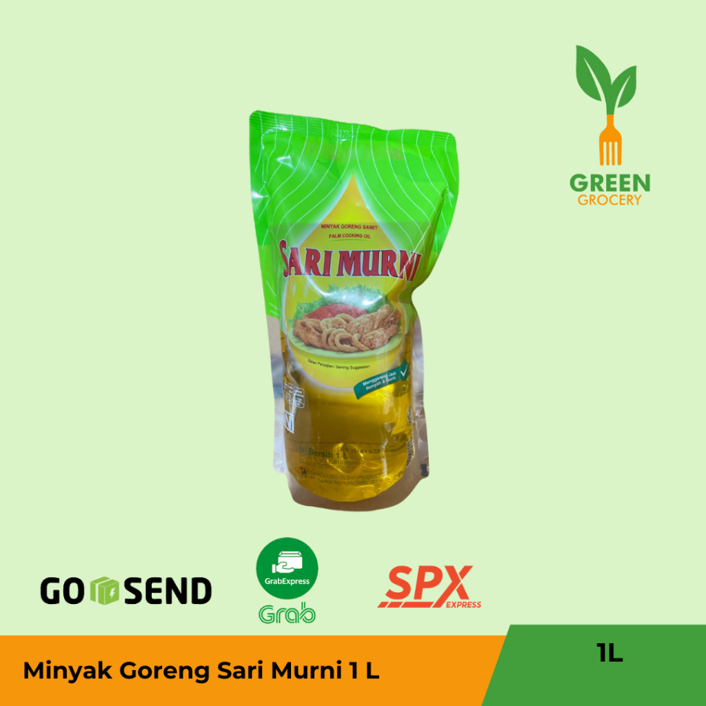 

Minyak Goreng Sari Murni 1L Minyak Kemasan Green Grocery Padang