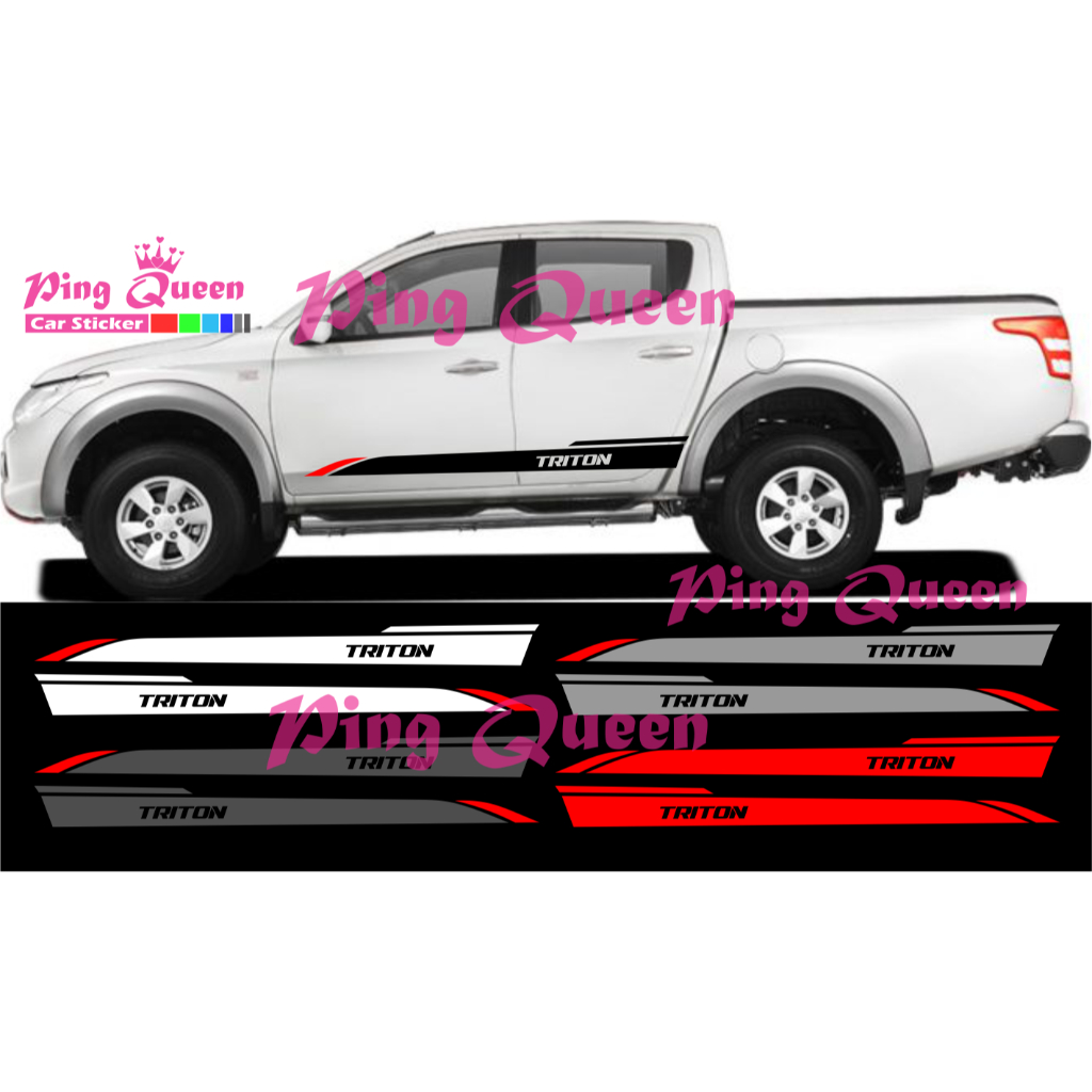 CUTTING STICKER MOBIL TRITON STICKER LIST MOBIL MITSUBISHI TRITON