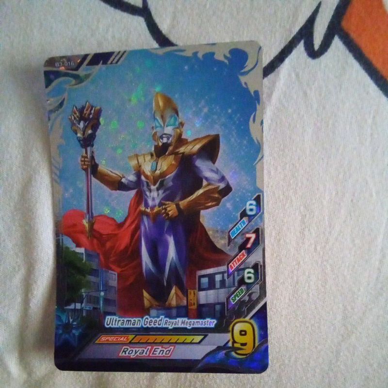 kartu Ultraman GeedRoyalMegamaster