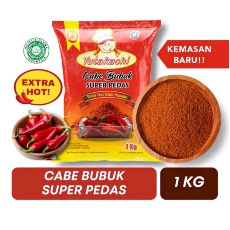 

YUTAKACHI Cabe bubuk super pedas 1 kg