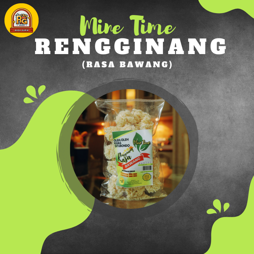 

Rengginang Mine Time (Rengginang Bawang, Rengginang Ikan)