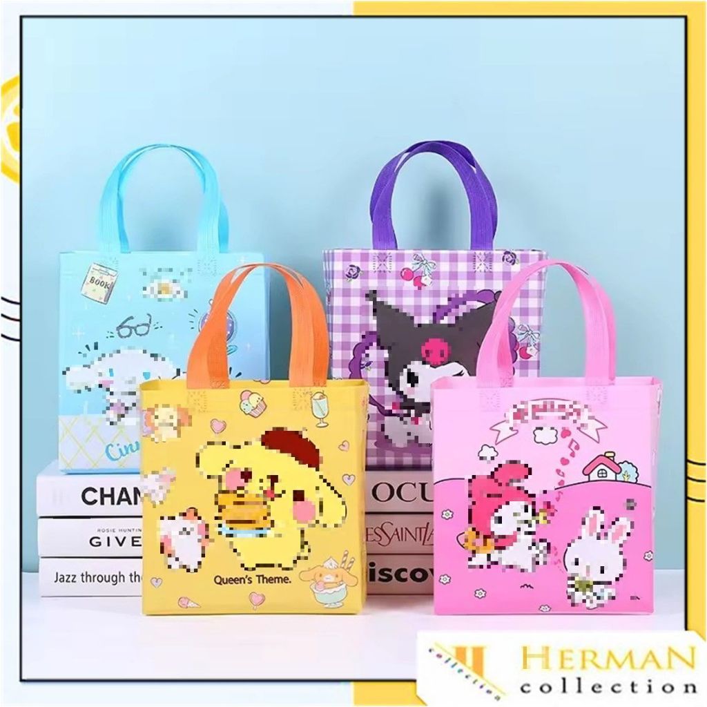 

HC Goodie Bag Tas kado ulang Tahun karakter Animals Paper Bag kantong anak Motif Kartun Tas Hampers waterproof Souvenir Ulang tahun