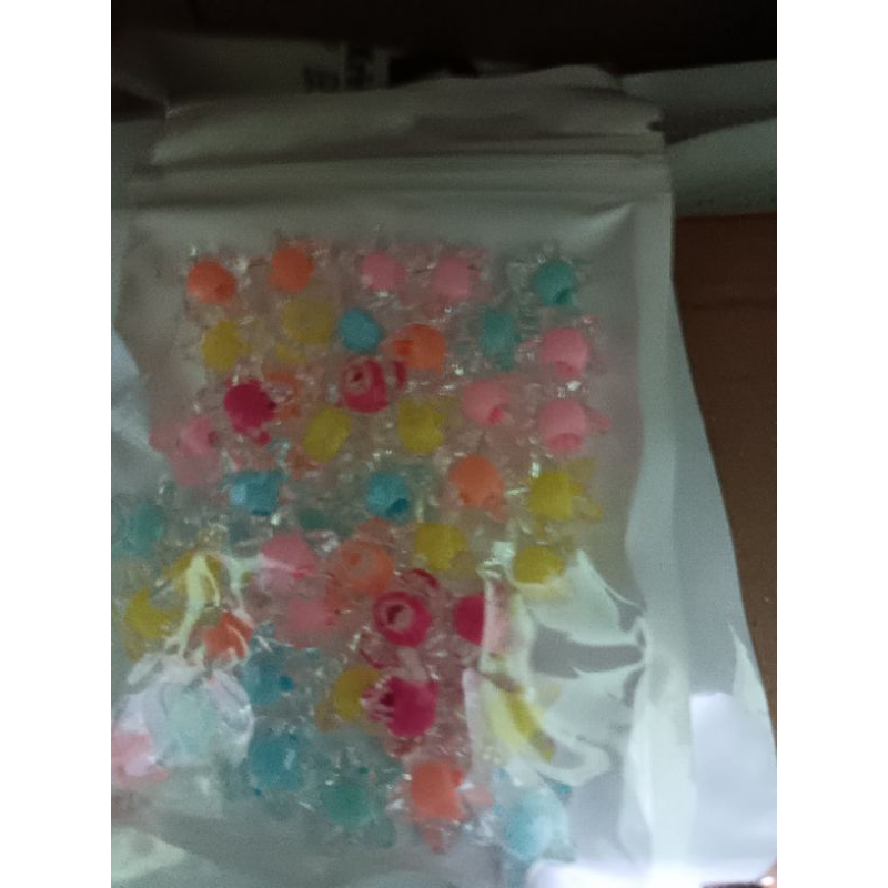 manik mote bunga kristal premium