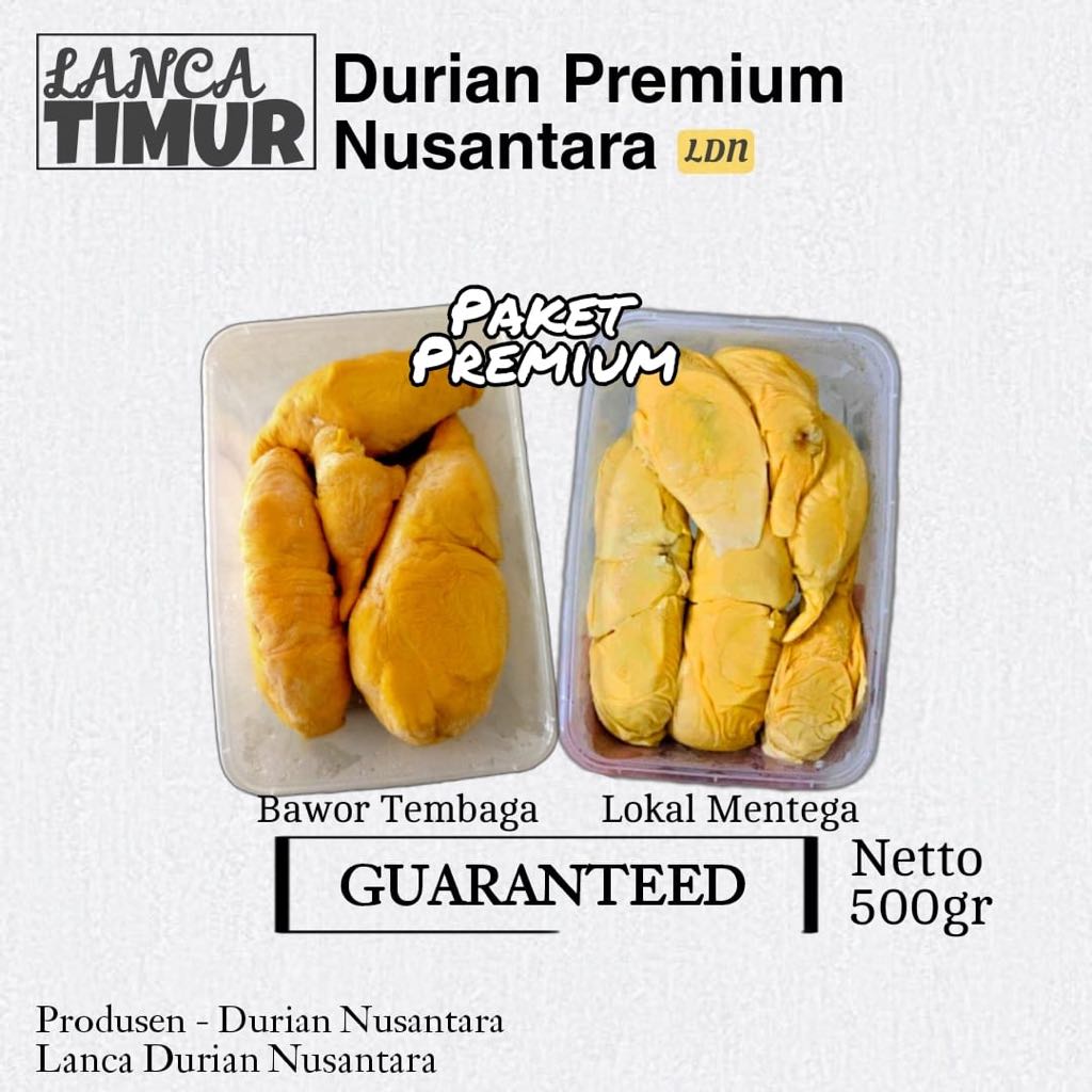 

PAKET DURIAN BAWOR TEMBAGA & DURIAN KUPAS TEMBAGA / DURIAN KUPAS PREMIUM / DURIAN KUPAS 500GRAM