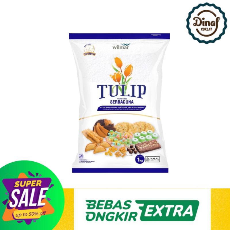 

(PROMO) Tulip - Tepung Terigu SerbaGuna 1Kg