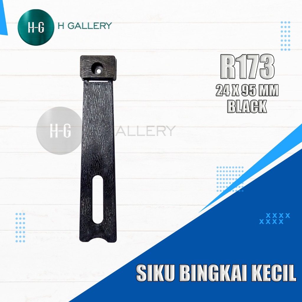 [100 PCS] R173 SIKU BINGKAI KECIL - 24X95 BLACK *S