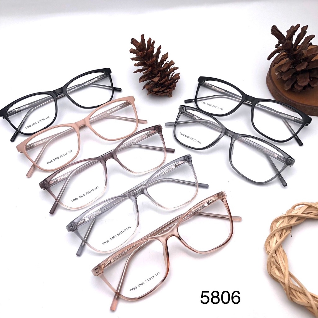 Kacamata Fashion Kaca Mata Frame Pria dan Wanita 5806