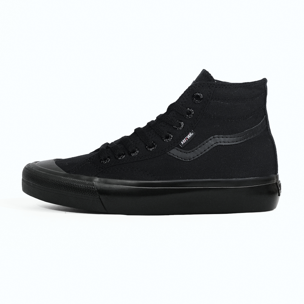 SABA Veloz High All Black - Sepatu Sneakers Casual Pria Wanita Original 100% VLZ 02