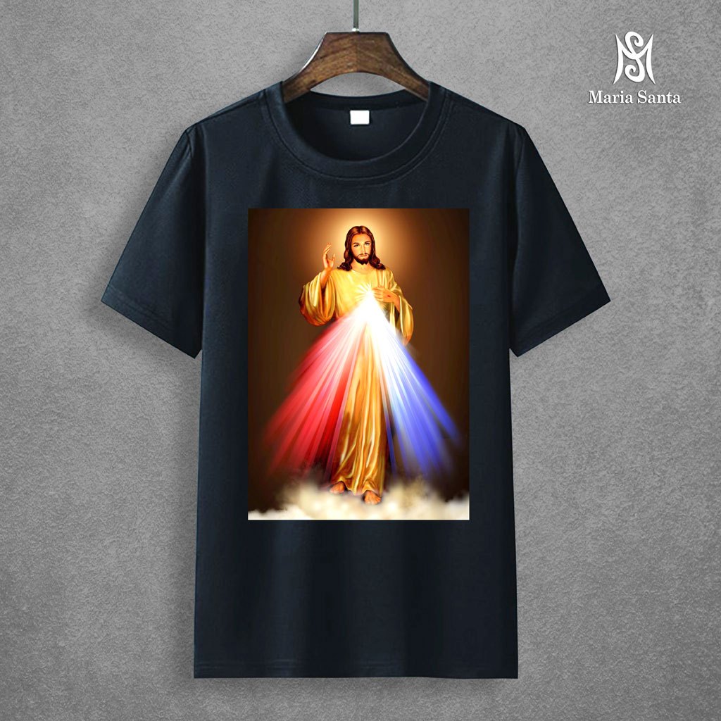 kaos Yesus Kerahiman Ilahi HITAM