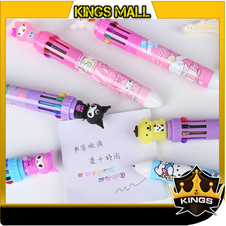 

KINGs - S5685 Pena Gel Karakter 10 Warna / Pulpen Gel Mekanik 10 Warna / Bulpen Gel Motif Karakter / Pena Ballpoint Sekolah Lucu