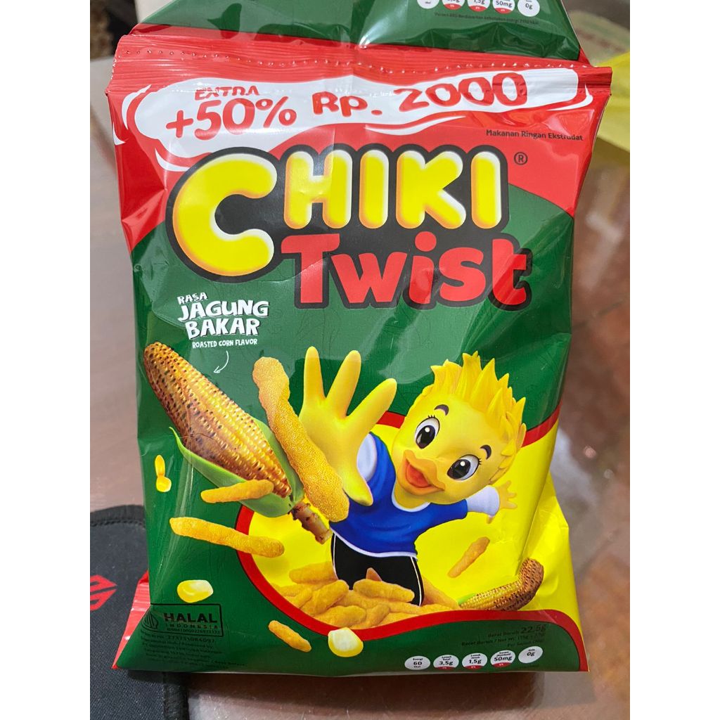 

Cheetos Chiki Twist Jagung Bakar 1 Renceng 10 Bks @22.5gram